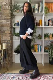 Lola Boucle Slouch Knit Navy